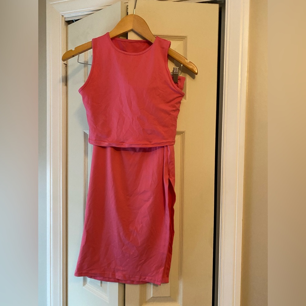 Amazon Pink Top and Skirt